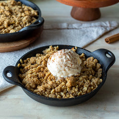 Heat-Treated 14 Ounce Round Cast Iron Mini Server