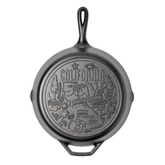 American Road Trip: 12 Inch Seasoned Cast Iron Skillet, California