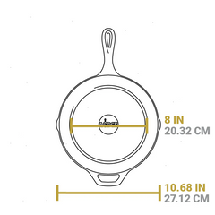 Essential Seasoned Cast Iron Skillet Set