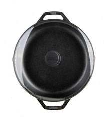Chef Collection 12 Inch Cast Iron Everyday Pan