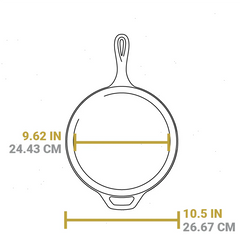 Yellowstone™ 3.2 Quart Seasoned Cast Iron Bucking Bronco Combo Cooker