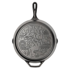 American Road Trip: 12 Inch Seasoned Cast Iron Skillet, New Jersey
