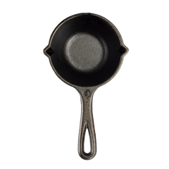 Cast Iron Melting Pot and Silicone Brush