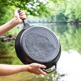 Wildlife Series™ 13.25 Inch Cast Iron Turkey Skillet