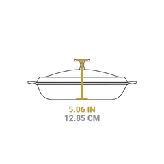 Blacklock 4 Quart Lightweight Cast Iron Braiser
