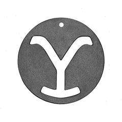 Yellowstone™ 8 Inch Seasoned Cast Iron “Power Y” Trivet