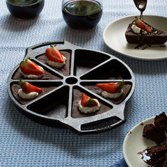 Seasoned Cast Iron Wedge Pan
