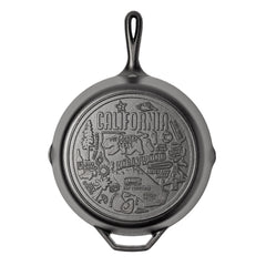 American Road Trip: 12 Inch Seasoned Cast Iron Skillet, California