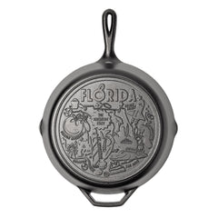 American Road Trip: 12 Inch Seasoned Cast Iron Skillet, Florida