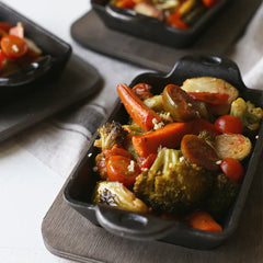 Heat-Treated 14 Ounce Rectangular Cast Iron Mini Server 