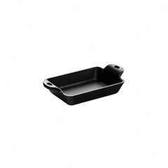 Heat-Treated 14 Ounce Rectangular Cast Iron Mini Server 