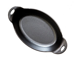 Heat-Treated 36 Ounce Oval Cast Iron Server 