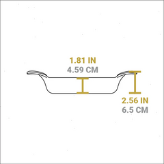 Heat-Treated 36 Ounce Oval Cast Iron Server 