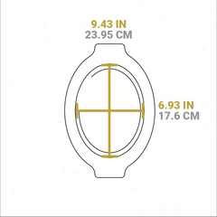 Grip Style Oval Wood Underliner