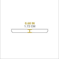 10 Ounce Rectangular Walnut Wood Underliner