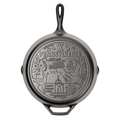 American Road Trip: 12 Inch Seasoned Cast Iron Skillet, Pennsylvania